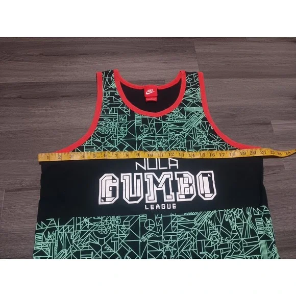Nike Air Men's Nola Gumbo League‎ Tank Top Jersey Shirt Size Large - Picture 6 of 7